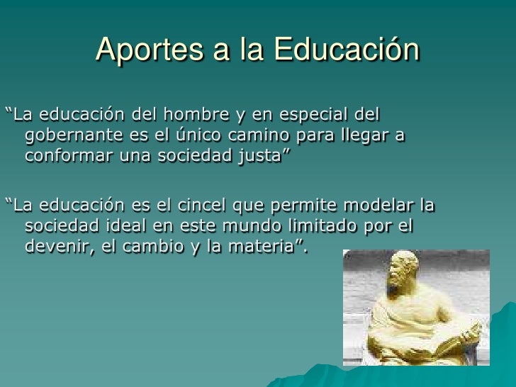 Educación según socrates, platón y aristóteles