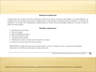 Obtenido de: http://www.femap.org.mx/noticias_y_publicaciones/material_femap/librosymanuales/manual_de_sexualidad.pdf
 