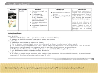 Obtenido de: http://www.femap.org.mx/noticias_y_publicaciones/material_femap/librosymanuales/manual_de_sexualidad.pdf
 