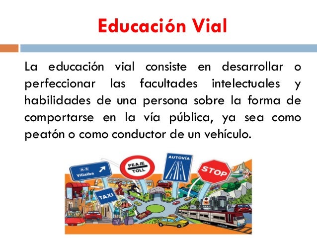 Educación vial