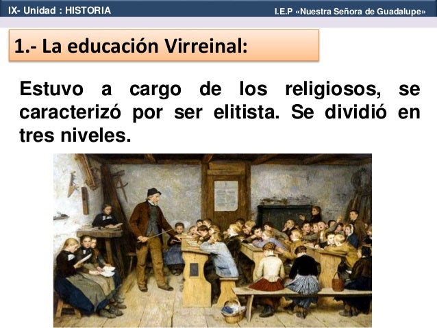 Educación virreinal