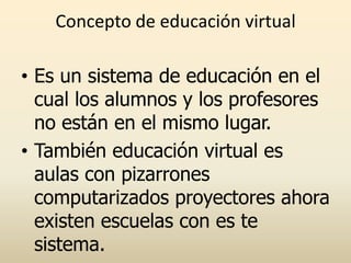 EducaciòN Virtual