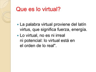 EducacióN Virtual