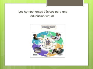 Los componentes básicos para una
educación virtual
 