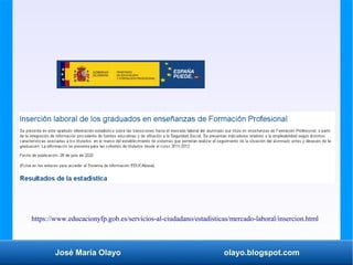 José María Olayo olayo.blogspot.com
https://www.educacionyfp.gob.es/servicios-al-ciudadano/estadisticas/mercado-laboral/in...