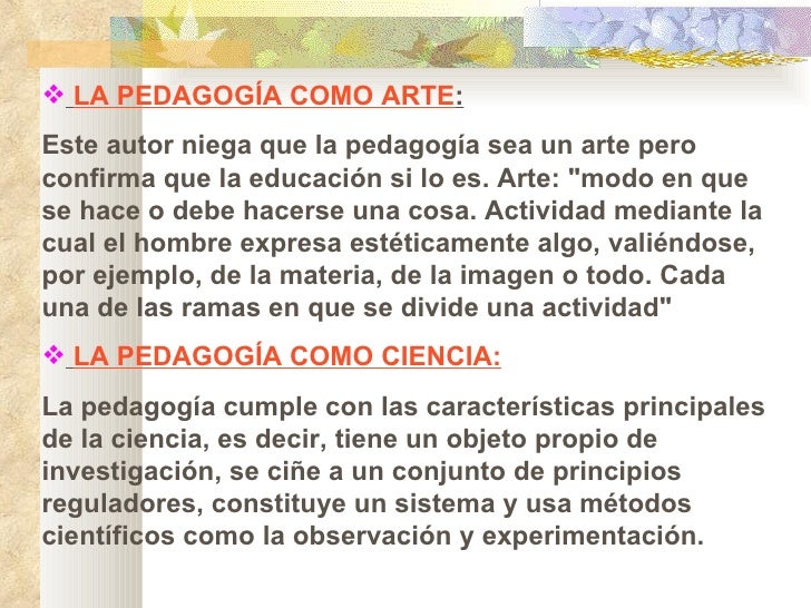 EDUCACIÓN Y PEDAGOGÍA