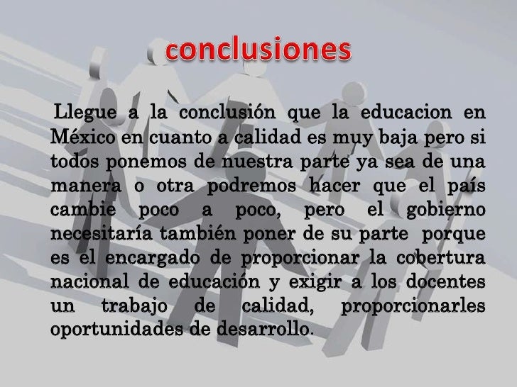 Educacion actual en mexico