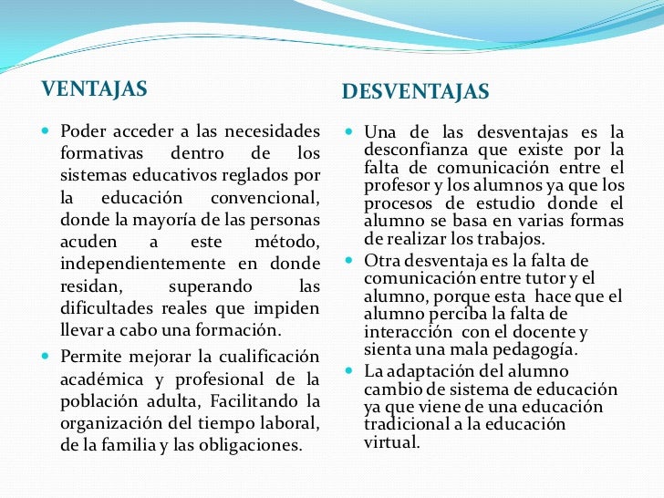 Informatica Ventajas Y Desventajas De La Educacion En Linea Images