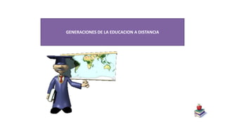 GENERACIONES DE LA EDUCACION A DISTANCIA
 