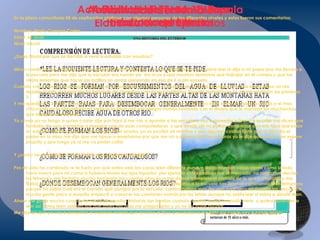   Actividades de los Temas Actividad del Tema 1: Mapa Conceptual Actividad del Tema 2: Una Historia en el Exterior Actividad del Tema 3: Elaboración de Ejercicios Actividad del Tema 4: Visita a la Plaza Comunitaria En la plaza comunitaria 08 de septiembre platique con algunas personas de los diferentes niveles y estos fueron sus comentarios:    Nombre: Maria Campos Cortes  Edad: 65 años  Nivel: Inicial  ¿Doña Maria por que se decidió a venir a estudiar con nosotros?   Mira cuando yo era chiquita a mi me gustaban harto los libros y ver los dibujitos pero no sabia leer le dije a mi papa que me llevara a la escuela pero me dijo que la escuela era nomás pa´ los ricos y que nosotros teníamos que trabajar en el campo y que las viejas teníamos que hacer las tortillas no andar pensando en eso de ir a ala escuela  Cuando crecí más pos me pego la locura de la juventud y me case cuando tenía 16 años mi viejo como era bien celoso no me dejaba ni salir ya luego me fui llenando de chiquillos y tenia que cuidarlos  figurate nomás tuve 16  se me murieron los primeros 3  Y me quedaron 13 horita el mayor tiene casi 45 años el es maestro y horita vive en México otros están en estados unidos y el mas chico esta en la secundaria mi viejo se la pasa con sus amigos nomás tomando con el dinero que le mandan los muchachos que están en el otro lado  Yo como ya no tengo a quien cuidar dije pos hora si me vos a apuntar a las escuela y voy a aprender a leer y a escribir me dicen que también me van a enseñar a manejar una de esas computadoras  y que desde allí mi puedo comunicar con mis hijos que están en estados unidos por eso si quiero aprender pronto, ya se escribir mi nombre y leer algunas cositas fíjate que el otro día el padre en la misa me dijo que me apure a enseñarme por que me va a poner a leer las lecturas yo le dije que nomás me espere poquito y que luego ya ni me va poder callar    Y ¿como ha cambiado su vida desde que empezó a estudiar?   Pos mi vida ha cambiado re te harto por que antes veía las cosas bien diferente aunque sabia muchas cosas siento como si todo fuera nuevo para mi como si hubiera tenido los ojos tapados  por ejemplo antes cuando iba al mercado  no sabia que decían los letreros y me tardaba mucho haciendo las cuentas abecés ni me daban completo el cambio de lo que compraba y me fijaba hasta que llegaba a la casa. Cuando me tocaba llevar a los chiquitos a la escuela nos íbamos caminando bien temprano porque no sabia cual era el camión que pasaba por la escuela, caminábamos mas de  una hora pero no éramos los únicos iba mucha gente poco a poquito empecé a conocer los camiones nomás por las letras aunque no sabia leer si sabia a donde iban. Ahora me gusta mucho cuando tu nos leías aquellas historias tan bonitas cuando nuestro asesor no podía venir  y quiero aprender a leer así como leen ustedes por que antes mis hijos me preguntaron y yo no les pude ayudar  Me dijeron que ya voy a presentar el examen nomás que termine el libro pero todavía me falta así que le voy a echar ganas 