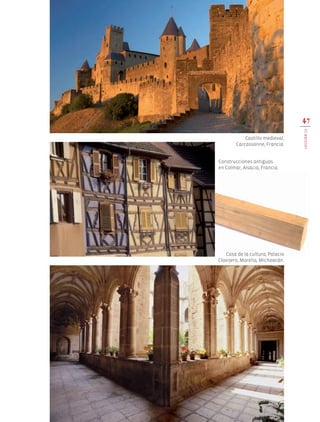 47
LECCION11
Castillo medieval,
Carcassonne, Francia.
Construcciones antiguas
en Colmar, Alsacia, Francia.
Casa de la cultura, Palacio
Clavijero, Morelia, Michoacán.
AB-EDU-ART-5-P-044-096.indd 47 11/10/11 13:44
 