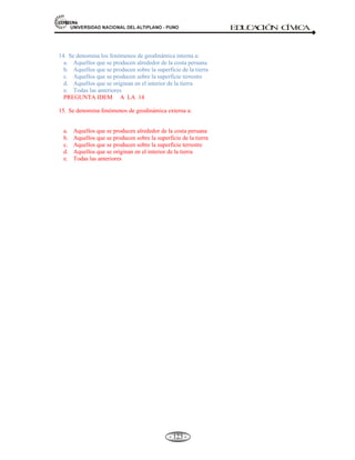 81,9(56,'$'1$,21$/'(/$/7,3/$123812 ED
U
C
A
C
IÓ
N C
ÍV
IC
A
- 114 -
3.3. SEGURIDAD Y BIENESTAR SOCIAL.
Definición.-Seguridad y bienestar social se refiere principalmente a un campo de bienestar social,
relacionado con la protección o la cobertura de las necesidades socialmente reconocidas como son los
desastres, la vulnerabilidad y pobreza.
HISTORIA: Seguridad social y bienestar social.
• Nace en Alemania en el año 1883, y luego en EE.UU. California en 1935.
• Se populariza a partir de 1942 en el mundo con las prestaciones sanitarias.
• En el Perú, nace en 1970 y en la Constitución de 1993 reconoce el Derecho Universal de Seguridad y
Bienestar Social y le asigna fondos.
CONSTITUCIÓN POLÍTICA DEL PERÚ: SEGURIDAD Y BIENESTAR SOCIAL.
Artículo 10.- El Estado reconoce el Derecho Universal y progresivo de toda persona a la Seguridad Social,
para su protección frente a las contingencias que precise la Ley y para la elevación de su calidad de vida.
Artículo 12.- Los fondos y las reservas de la seguridad social son intangibles. Los recursos se aplican en la
forma y bajo la responsabilidad que señala la ley.
CREACIÓN DEL SISTEMA NACIONAL DE DEFENSA CIVIL (SINADECI)
 