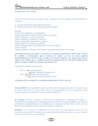 81,9(56,'$'1$,21$/'(/$/7,3/$123812 ED
U
C
A
C
IÓ
N C
ÍV
IC
A
- -
83
5.- TRATAMIENTO DEL NIÑO IMPEDIDO.- A la seguridad moral y material. A recibir la educación y
el cuidado especiales.
 