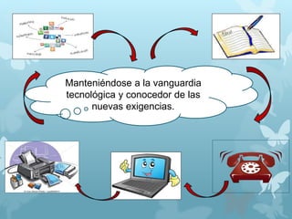 Manteniéndose a la vanguardia
tecnológica y conocedor de las
nuevas exigencias.
 