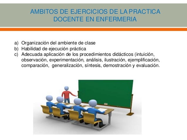 la Practica docente en enfermeria