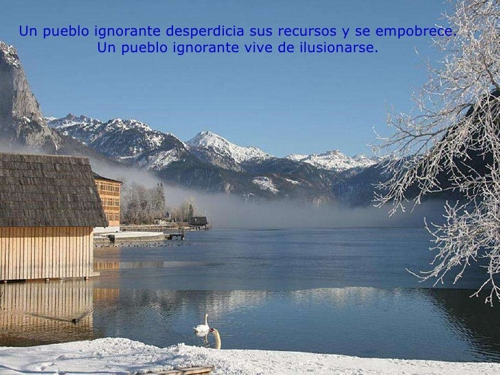 La importancia de la educación Los recursos naturales La importancia de la educación Los recursos naturales