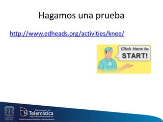 Hagamos una prueba
http://www.edheads.org/activities/knee/
 