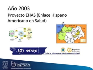Año 2003
Proyecto EHAS (Enlace Hispano
Americano en Salud)
 