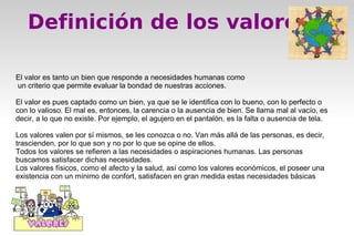 Educacion en valores 9no "A" 