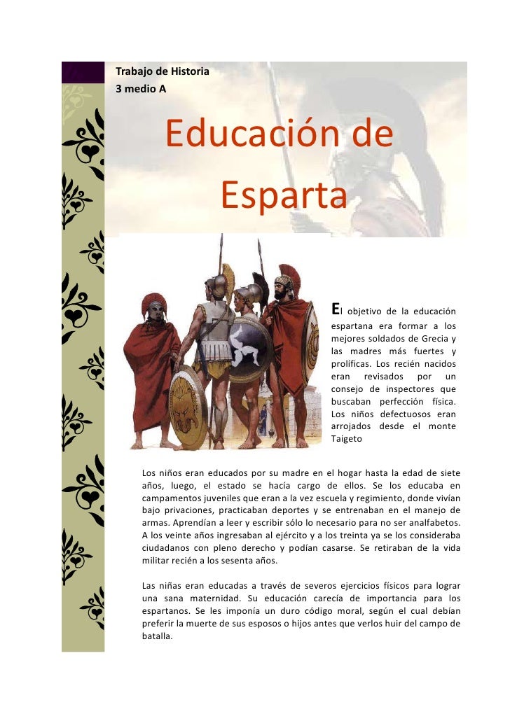 Educacion espartana