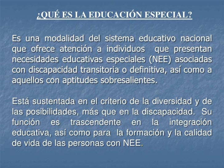 Educaci n Especial En La Usaer No 31