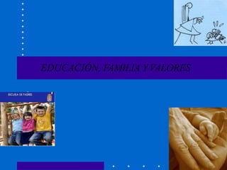 EDUCACIÓN, FAMILIA YVALORES
 