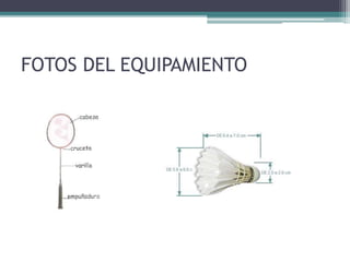 FOTOS DEL EQUIPAMIENTO
 