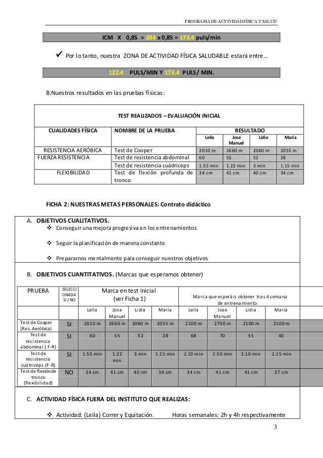 planes de entrenamientos fisicos