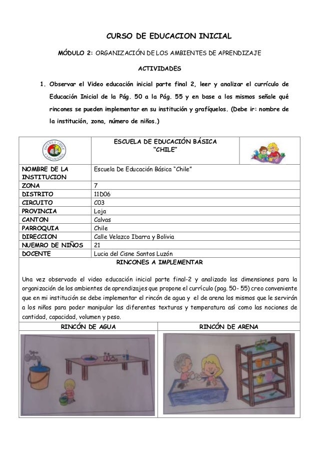 Educacion Inicial Lucia Santos Modulo 2