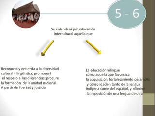 Educacion intercultural bilingue