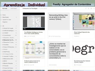 Aprendizaje IndividualAprendizaje Individual
Edgar Altamirano Carmona 21
Feedly: Agregador de Contenidos
 