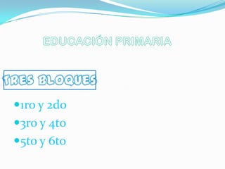 1ro y 2do
3ro y 4to
5to y 6to