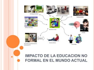 IMPACTO DE LA EDUCACION NO
FORMAL EN EL MUNDO ACTUAL
 