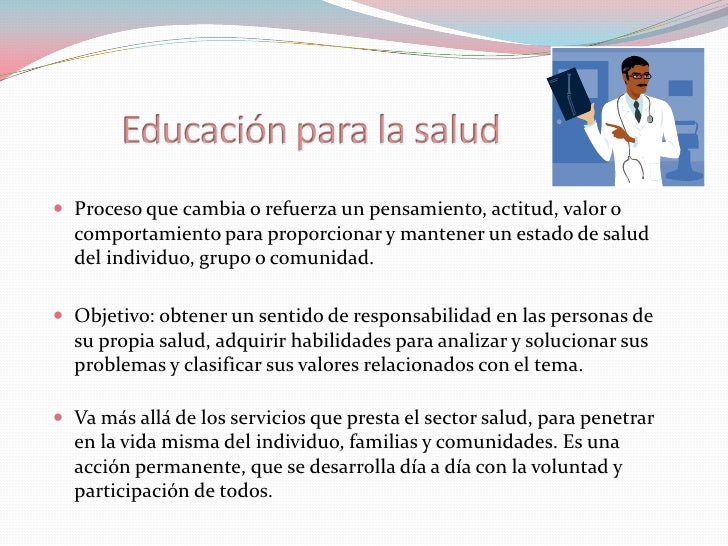 Educacion Para La Salud Y Atencion Primaria De Salud