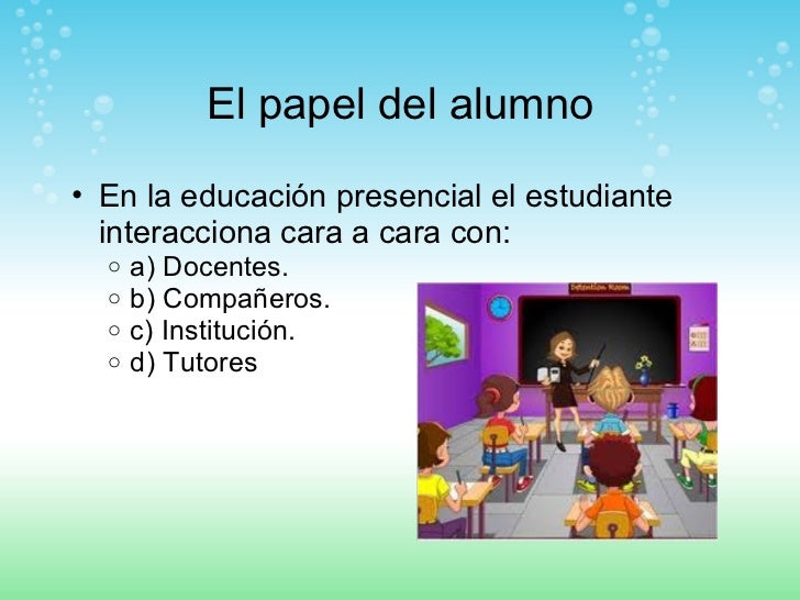Educacion presencial