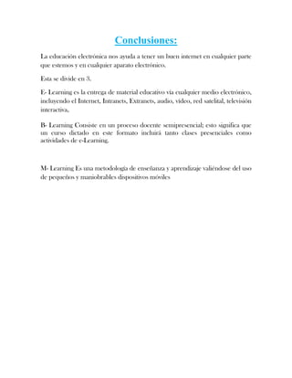 Educacion Electronica