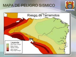 MAPA DE PELIGRO SíSMICO  