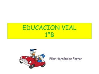 EDUCACION VIAL
     1ºB


      Pilar Hernández Ferrer
 