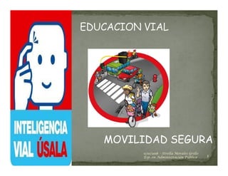 MOVILIDAD SEGURA
11/10/2018 - Strella Morales Grillo
Esp. en Administración Pública 1
 