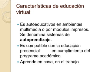 Educacion Virtual x