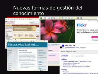 Nuevas formas de gestión del conocimiento 