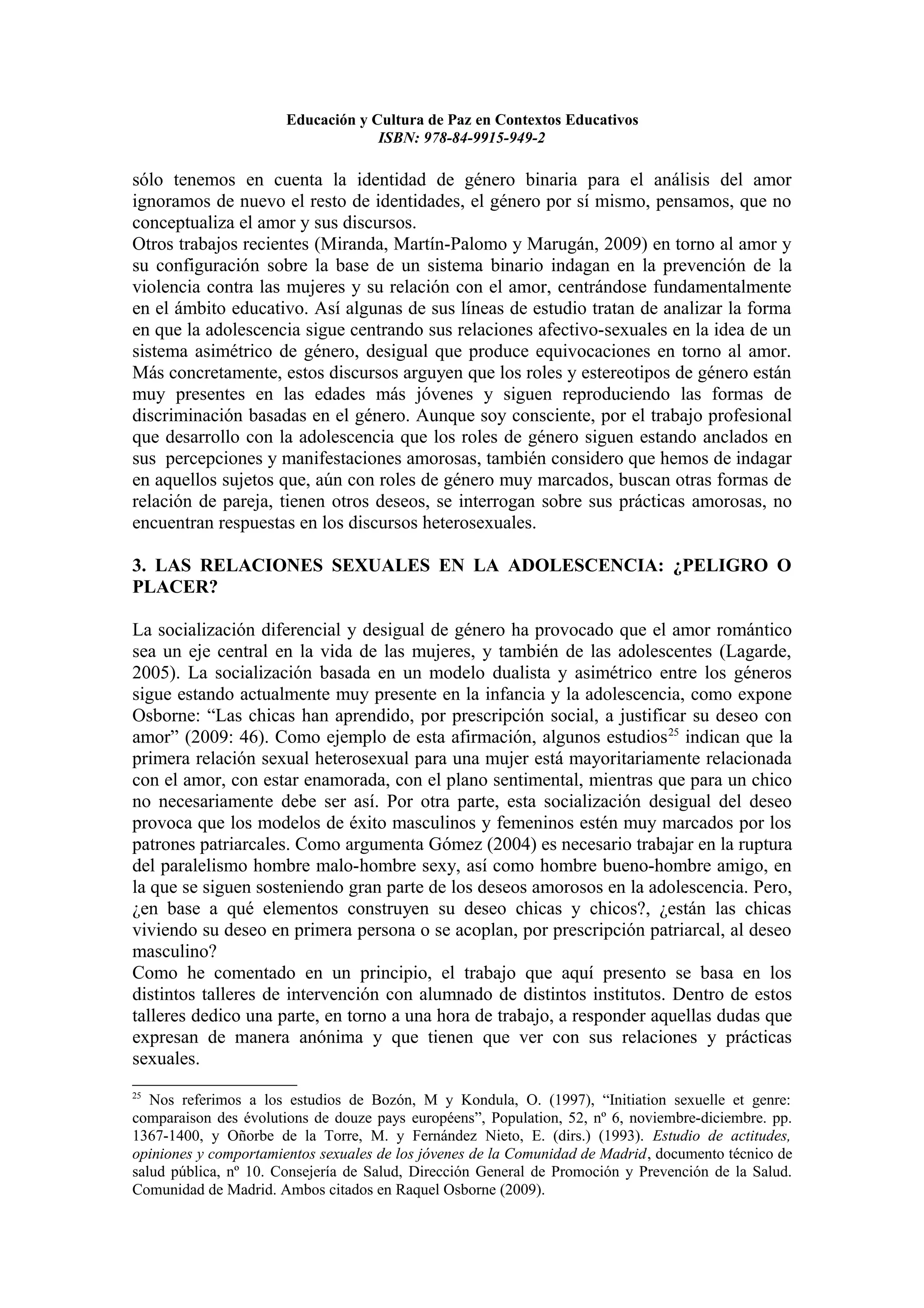 Educacion y cultura de paz en contextos educativos