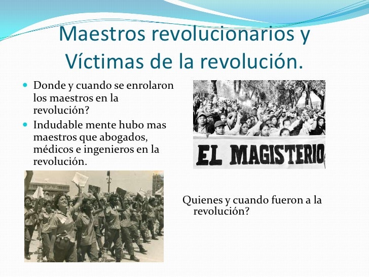 Educacion y revolucion