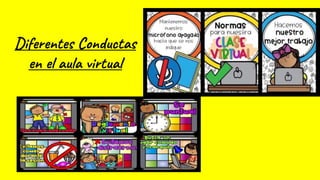 Diferentes Conductas
en el aula virtual
 
