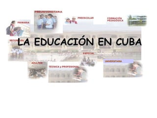 LA EDUCACIÓN EN CUBA UNIVERSITARIA 