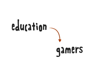 education

            gamers
 