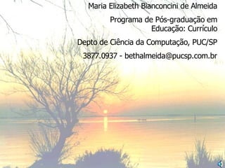 Educação Matemática a distância