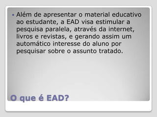Educação a Distância