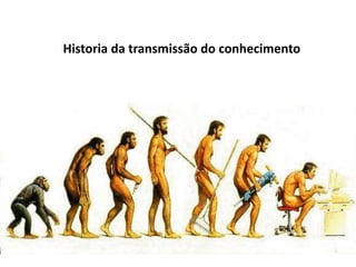 Historia da transmissão do conhecimento 
 