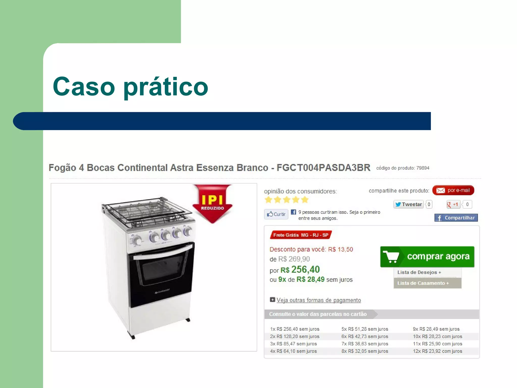 Caso prático
 